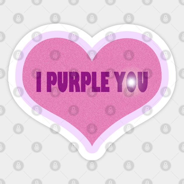 I Purple You. Sticker by EunsooLee